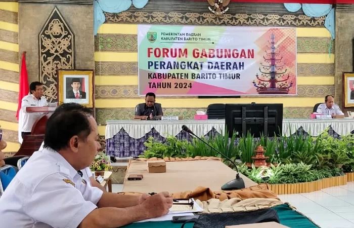 Sekda Buka Forum Gabungan Perangkat Daerah Kabupaten Barito Timur Tahun 2024